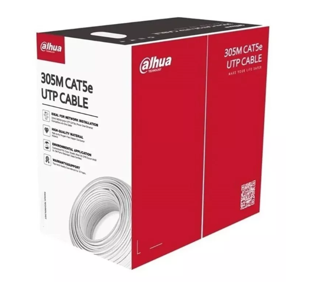 PFM920I-5EUN Caja Cable UTP Dahua. 305M Cat5e 100% Cobre