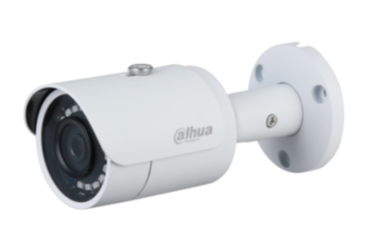 DH-IPC-HFW1431SN-0280B-S4 Cámara IP Bullet 4MP lente fijo 2.8mm IR 30m protección IP67
