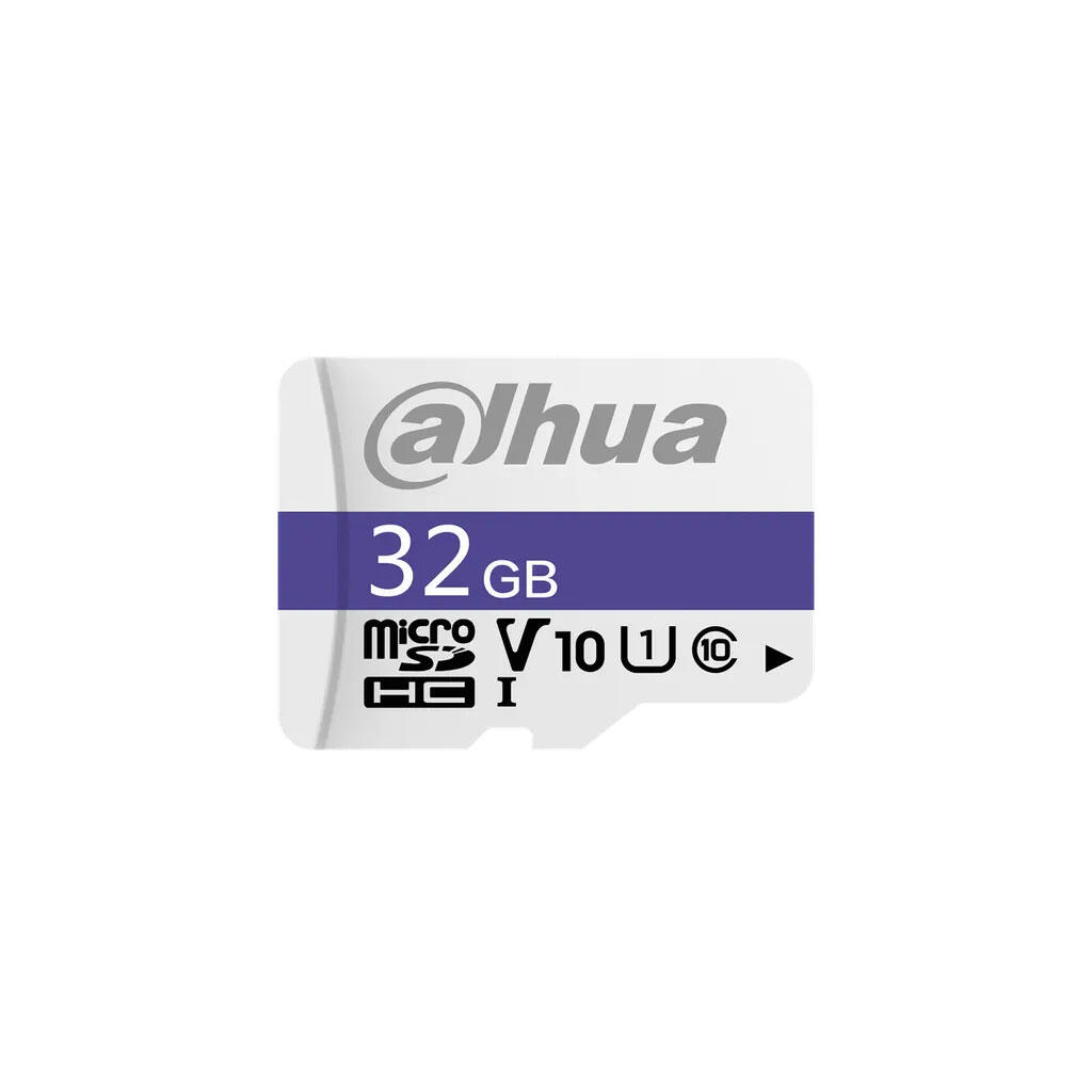 DHI-TF-P100/32GB Memoria MicroSD Dahua 32Gb Alto Rendimiento.