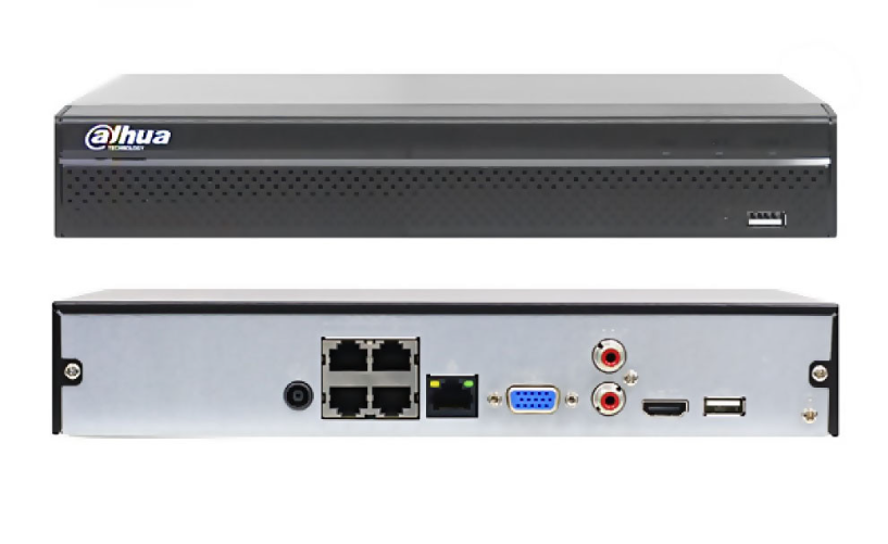 DHI-NVR2104HS-P-I2 NVR Dahua 4CH 4 puertos PoE IA Wiz Sense