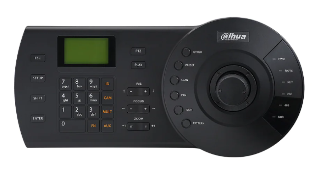 DHI-NKB1000-E Teclado y Joystick Dahua para control PTZ. Soporta cámaras IP, HDCVI y análogas.