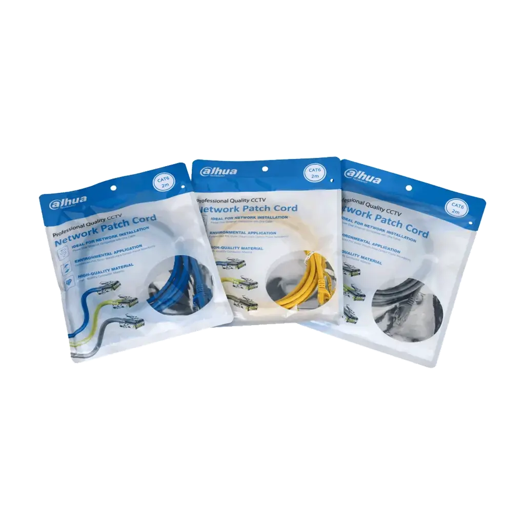 DH-PFM972-6U-3-GR. Patch cord 3 metro Dahua categoría 6 de 24AWG COLOR GRIS