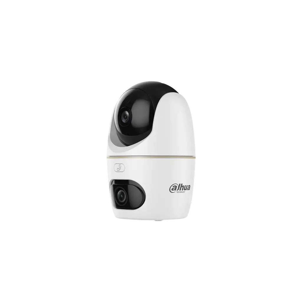 DH-IPC-H5DP-5F-0360. Cámara Wifi Dahua doble lente de interior lente fijo de 5MP y lente PT de 5MP lentes de 3.6mm fijos 