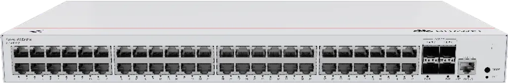 S310-48T4X. Switch Hauwei eKit 48 puertos 10/100/1000Base-T 4 Puertos 10 GE SFP+ capacidad de conmutación de 176 Gbit/s capacidad de reenvió de paquetes de 131 Mpps para capa de agregación