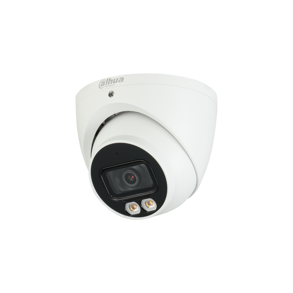 DH-HAC-HDW1500TN-IL-A-0280B-S3. Mini Domo HDCVI Dahua. 5MP. LF 2.8mm. Doble Ilum 40 Mts. Mic. IP67.