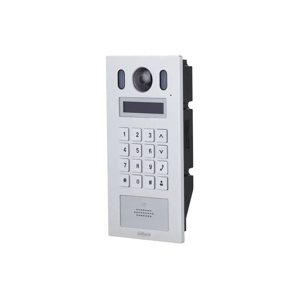 DHI-VTO6222E-P. VTO para departamentos a 2 hilos soporta 5000 usuarios 10000 tarjetas protección IP65 IK10