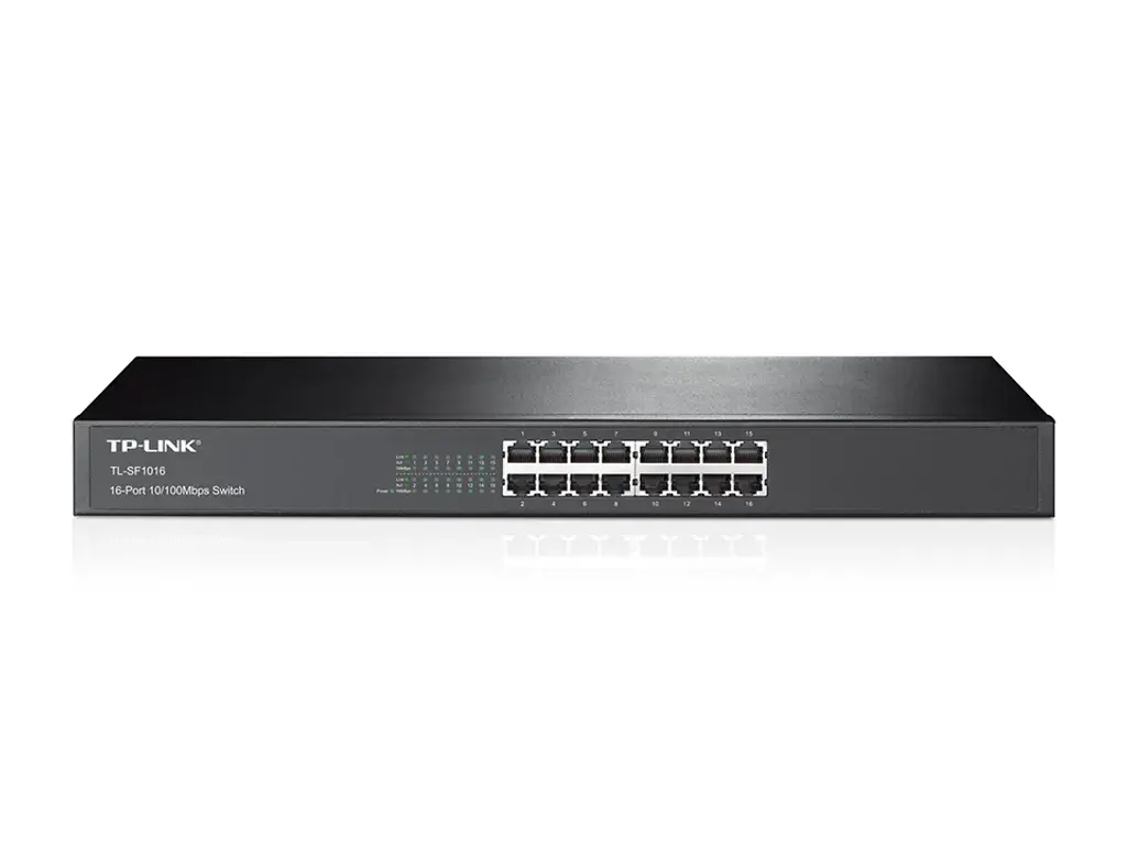 TL-SF1016(UN). Switch de 16 puertos 10/100 Mbps para montaje a Rack