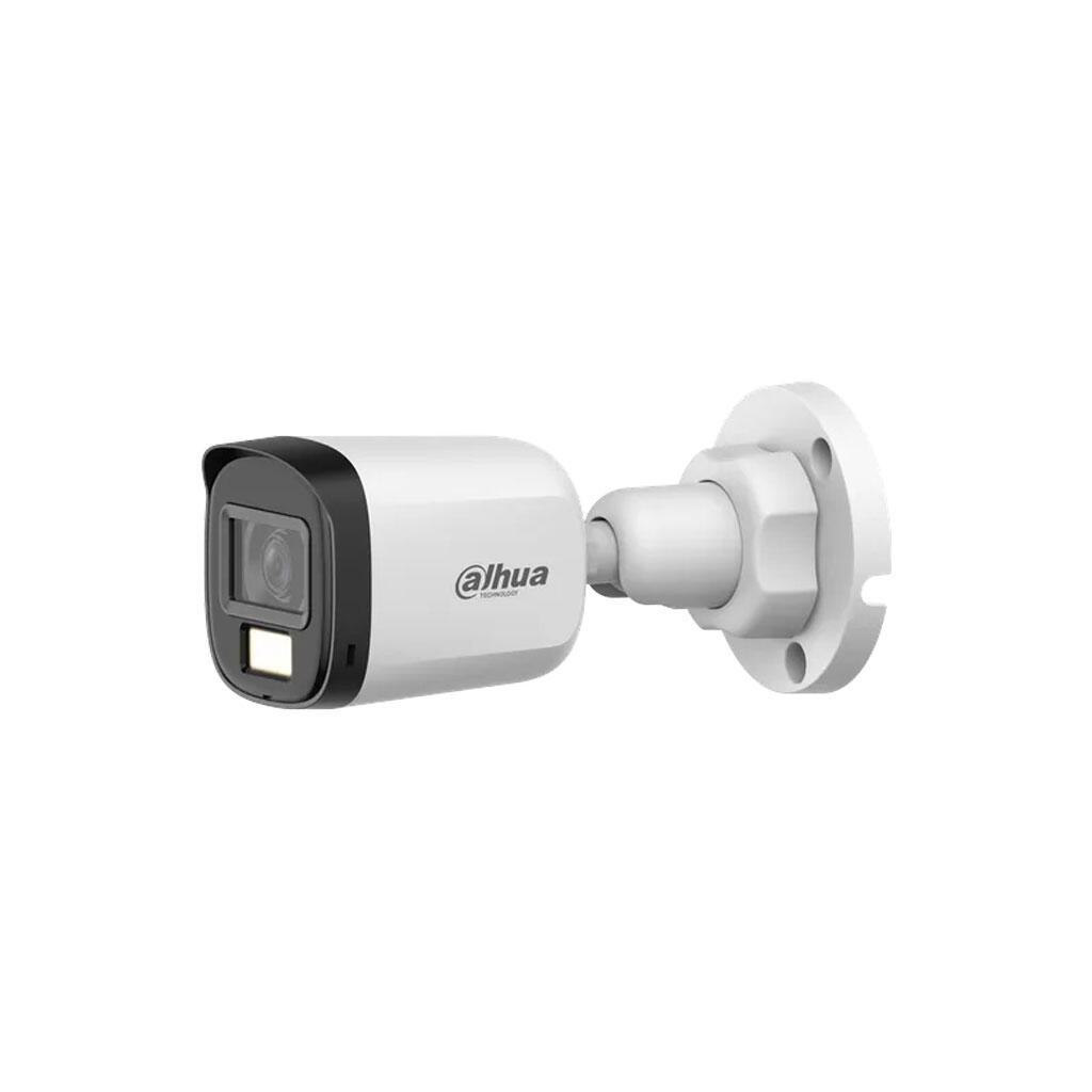 DH-HAC-B1A21N-U-IL-A-0280B. Camara Bala HDCVI Dahua 2MP Iluminacion Dual 30m Lente 2.8mm Mic IP67 12v