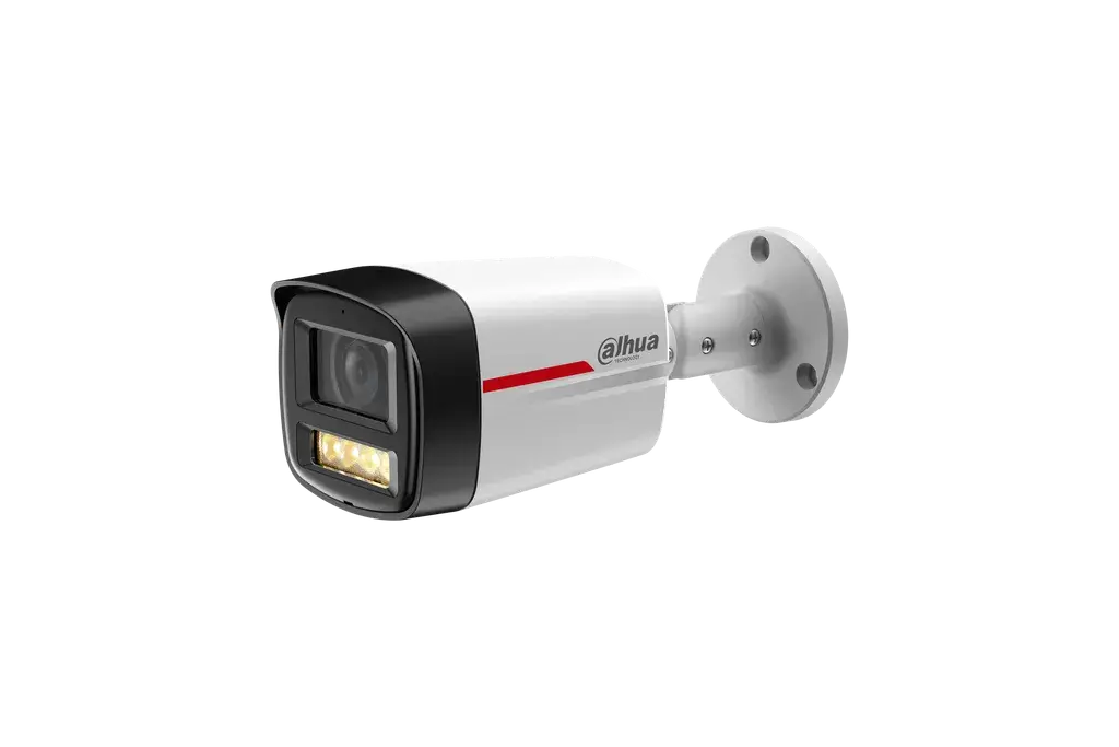 DH-IPC-HFW2649TLP-S-LED-0280B-PRO. Cámara IP Tipo Bala, 6MP, WizColor. Lente fijo 2.8mm, LED 50M, SMD Plus, IP67