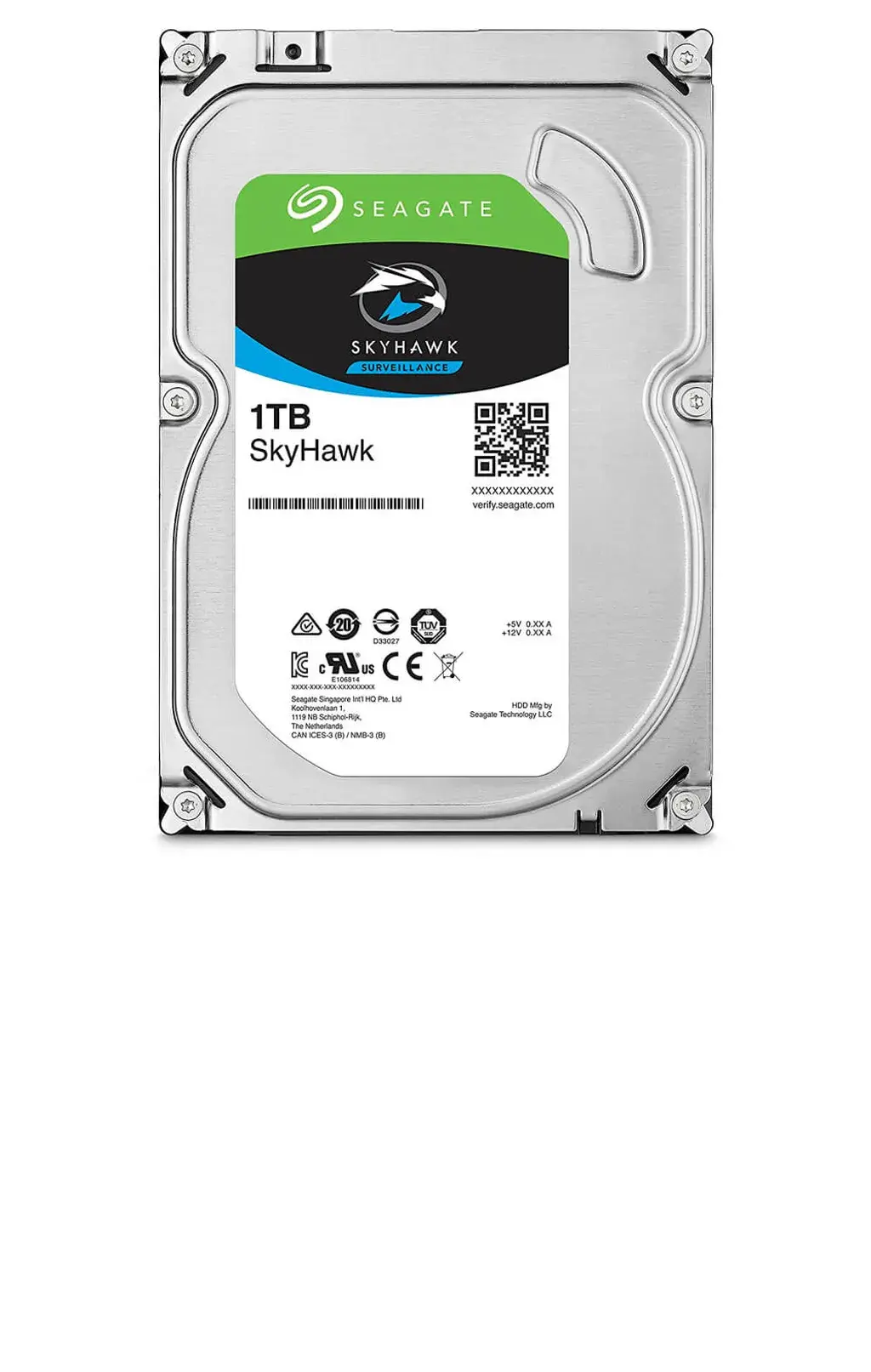 ST1000VM002, Disco Duro Seagate Skyhawk 1 TB  3.5" SATA 6 Gb/s 5.900 RPM